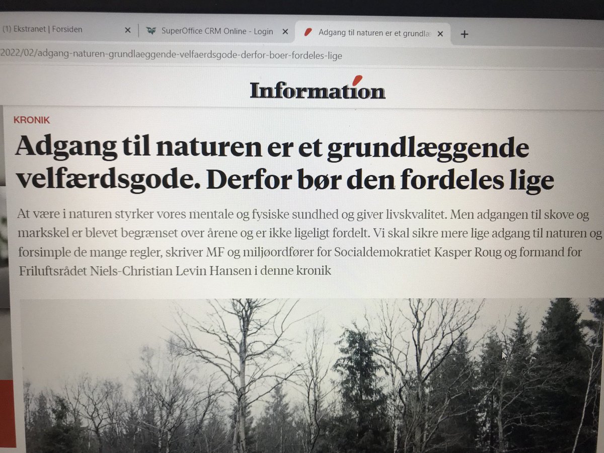 Dorthedif's tweet photo. Tak for god adgangskronik i dag@KasperRoug og ⁦@NielsChrLHanse1⁩ https://t.co/eVUkc5dxDK