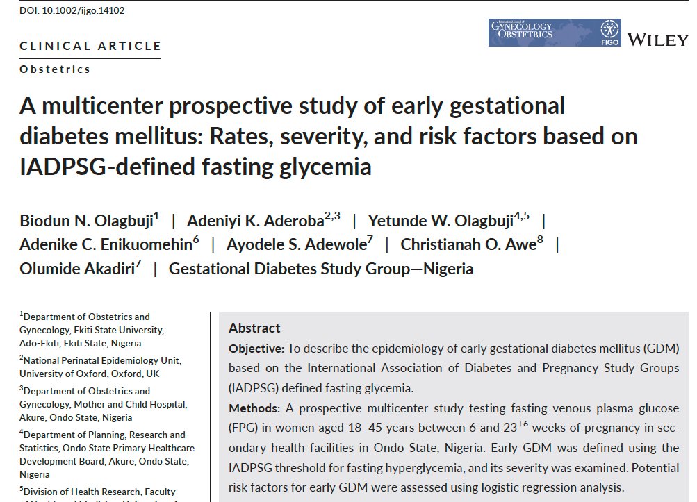 ade_aderoba's tweet photo. New: 1 in 10 #pregnantwomen test positive for gestational #diabetes early in #pregnancy and increasing parity and BMI are important risk factors. https://t.co/3nmFw4L8pr.
#health4all #HealthMate360 #GDM https://t.co/7tnbhZER1F