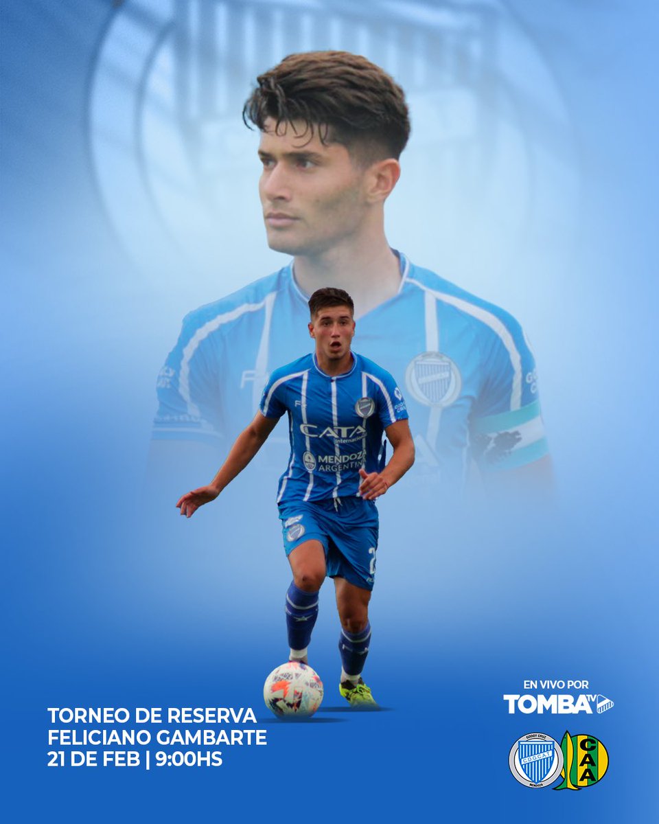📹⚽ ¡Desde las 9:00 horas la Reserva de <a href="/ClubGodoyCruz/">Club Godoy Cruz</a> 💙🤍 recibe a Aldosivi y lo miras GRATIS por #TombaTV!✔️ 

¡Suscribite y disfrutá toda la intimidad del bodeguero en primera persona!

📺 tombatv.com.ar