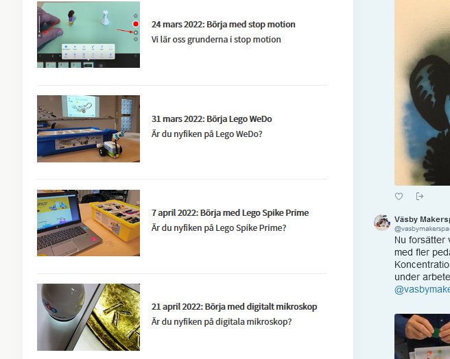 Om du jobbar på förskola eller skola i Upplands Väsby så finns det nu flera olika korta kom-i-gångtillfällen du kan anmäla dig till. Alla tillfällen är på torsdagar mellan 16:00 och 17:00. Vi ses!