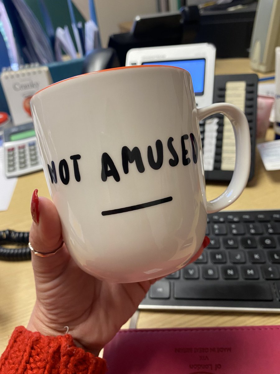 laurahorton4's tweet photo. My work mug has been missing for months but we are now reunited. I know not of it’s adventures but I’m pleased we are back together 😍 #work #workmug #REUNITED #beenonanadventure https://t.co/YyXeRXM0Zj
