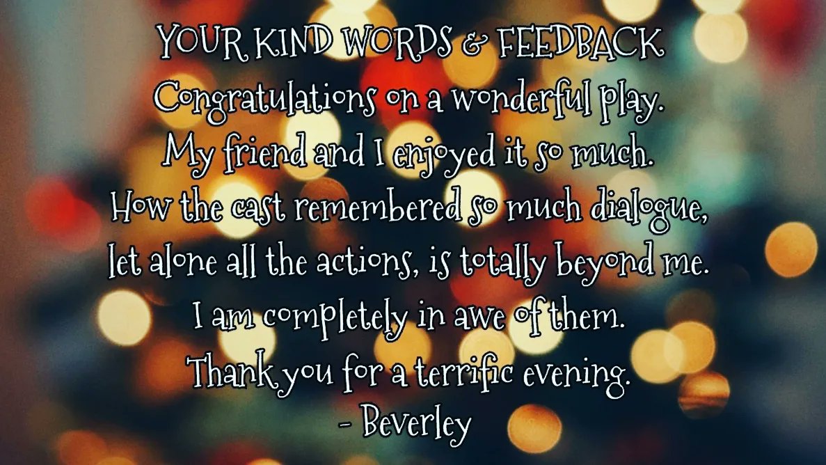 AlexPlayersSE7's tweet photo. Here are a couple of lovely messages we received from audience members... 🥰 #RulesForLiving #feelingthelove https://t.co/RiKKhXTTp6