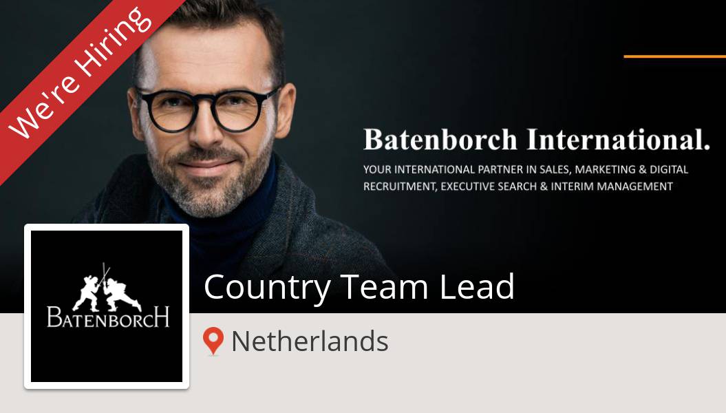 LebinhL's tweet photo. Country #Team #Lead (#Netherlands) #job #sales #marketing #digital #management #vacancy #job #international #batenborch #leadership #executivesearch https://t.co/DcyfJ2kvDm https://t.co/iKRHFn4nZe