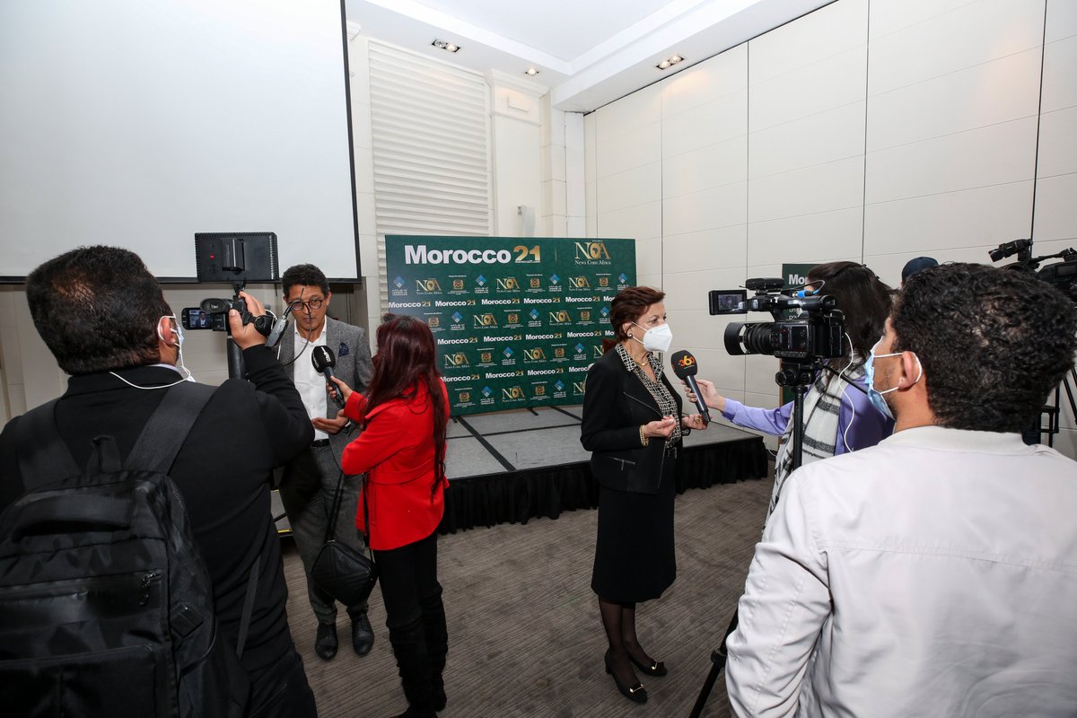 morocco21st's tweet photo. #RetourEnImage | La presse marocaine était au rendez-vous pour la conférence Morocco21 avec la Banque européenne d'investissement, autour du financement des PME

@EIB 

#Morocco21 #FlaviaPalanza #BEI #PME https://t.co/BYhrCL4NTI