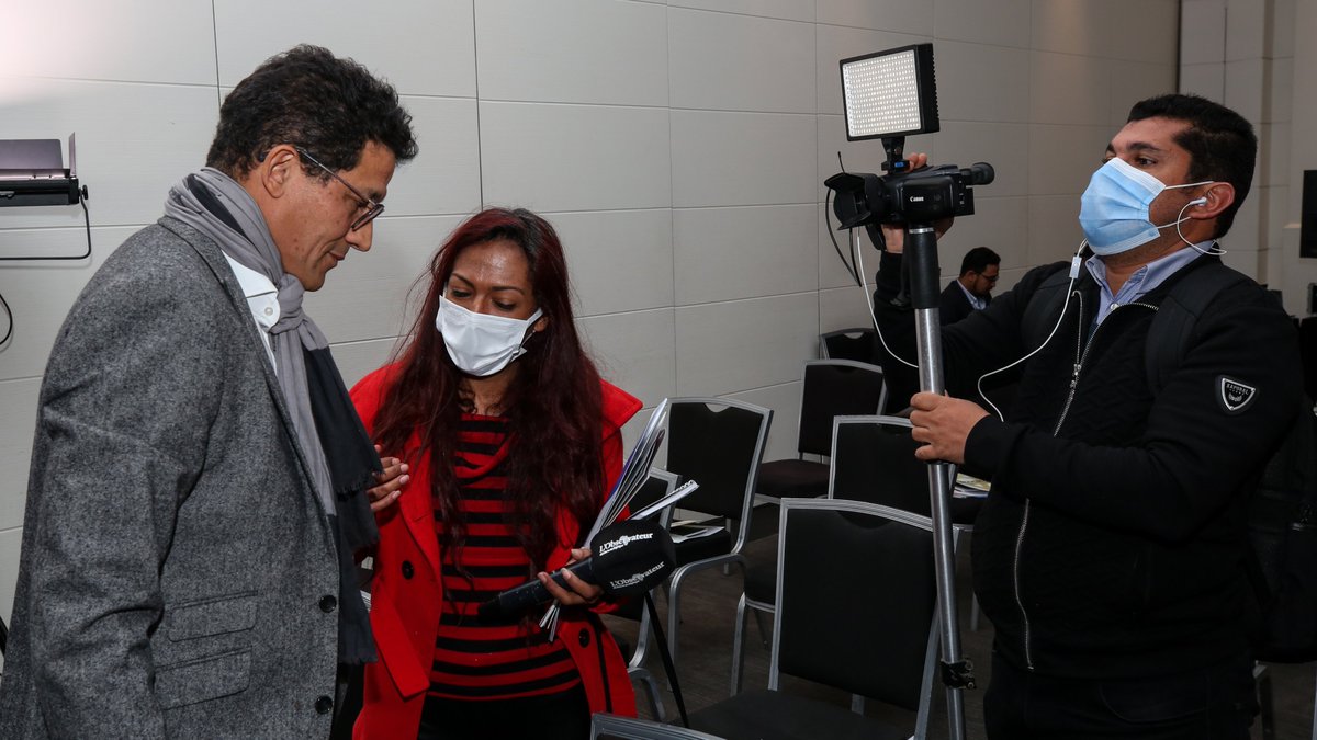 morocco21st's tweet photo. #RetourEnImage | La presse marocaine était au rendez-vous pour la conférence Morocco21 avec la Banque européenne d'investissement, autour du financement des PME

@EIB 

#Morocco21 #FlaviaPalanza #BEI #PME https://t.co/BYhrCL4NTI
