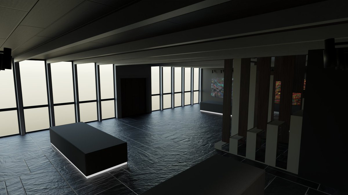 JackRumboll's tweet image. 3 Level Virtual Reality Gallery Low-poly 3D Model
cgtrader.com/3d-models/inte…
#art #VR #VirtualReality #gallery #galleryart #canvas #museum #VRChat_quest_world #blender #unity3d #Blender3d #architecture
