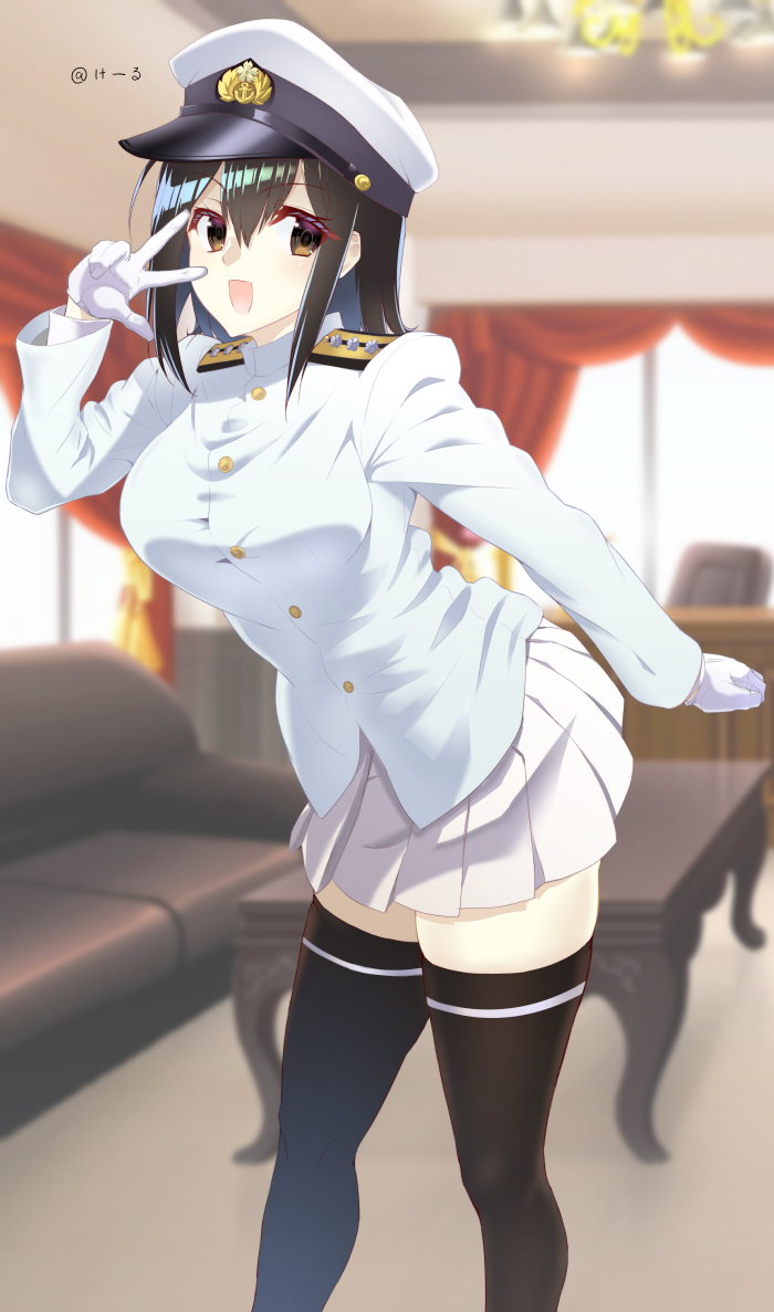 あきつ丸(艦これ) 「あ、誇り高き陸軍特種船あきつ丸じゃん #艦これ #あきつ丸 #衣装アレンジ #艦」|けーる@艦これ/FGO新刊委託中のイラスト