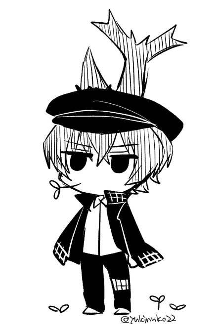 昨晩開催された推しを描き合う会で描いたもの 