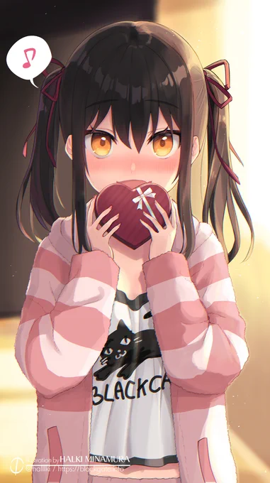 「バレンタインチョコ、欲しい?」 #オリジナル #折賀野レン #女の子 #バレンタイン #本命 #妹 https://t.co/E0oSGha4aH 