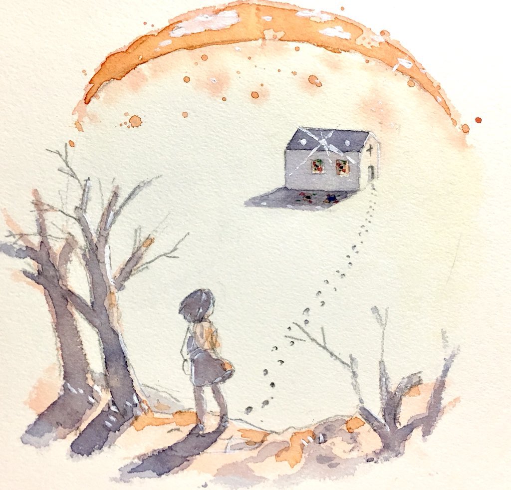 「アナログ感のある絵が好き 」|津島ソラ🌸のイラスト