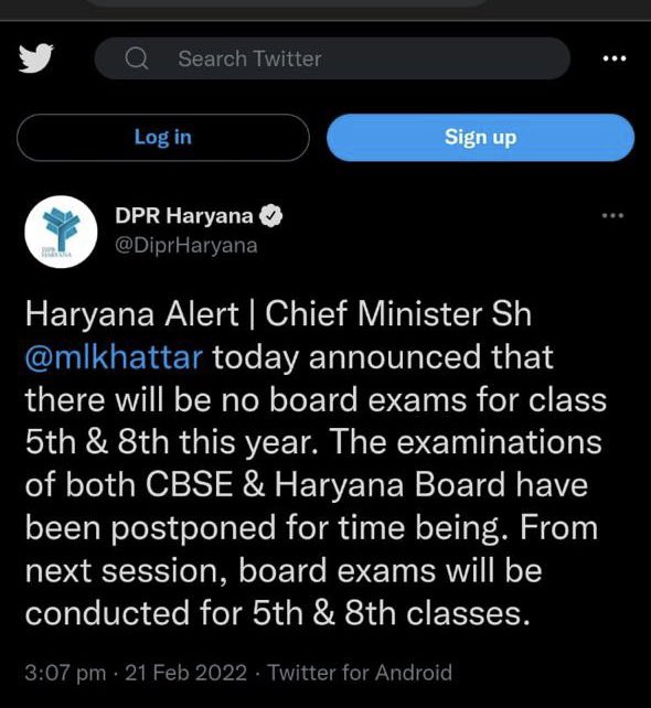 AlmeidaJugnu's tweet image. Wah. The ministers finally Relented! Power of Parents! #Haryana #NoBoardsForClass8