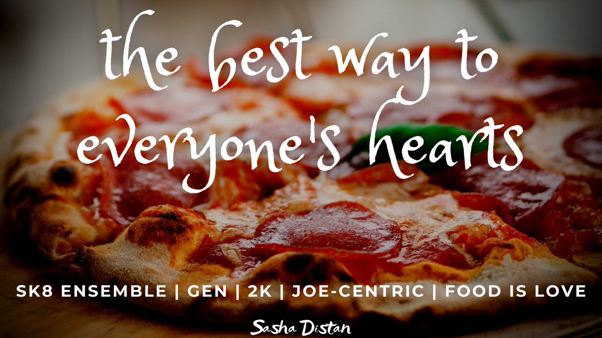 May I offer you a cute #SK8エスケーエイト fic for your Monday morning?
In which Joe is baby-sitting Miya and decides to teach the cat-boy that food is about more than just eating.
archiveofourown.org/works/37277332