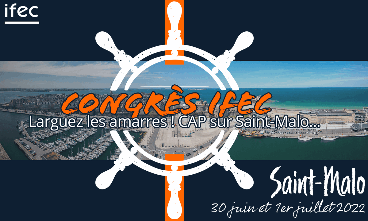 IFEC (@ifecsyndicat) on Twitter photo ⛵CAP sur SAINT-MALO, ☀Congrès IFEC 2022, 📆30 juin et 1er juillet !🗺
💥2 jours
💡Un parcours de 11 escales avec des thématiques phares Numérique, RH, Management, Conseil Patrimonial, RSE...
⚓Des surprises et moments conviviaux et festifs #60ans <a href="/IFECsyndicat/">IFEC</a> ✨ 
#SAVEtheDATE ⛵CAP sur SAINT-MALO, ☀Congrès IFEC 2022, 📆30 juin et 1er juillet !🗺
💥2 jours
💡Un parcours de 11 escales avec des thématiques phares Numérique, RH, Management, Conseil Patrimonial, RSE...
⚓Des surprises et moments conviviaux et festifs #60ans <a href="/IFECsyndicat/">IFEC</a> ✨ 
#SAVEtheDATE