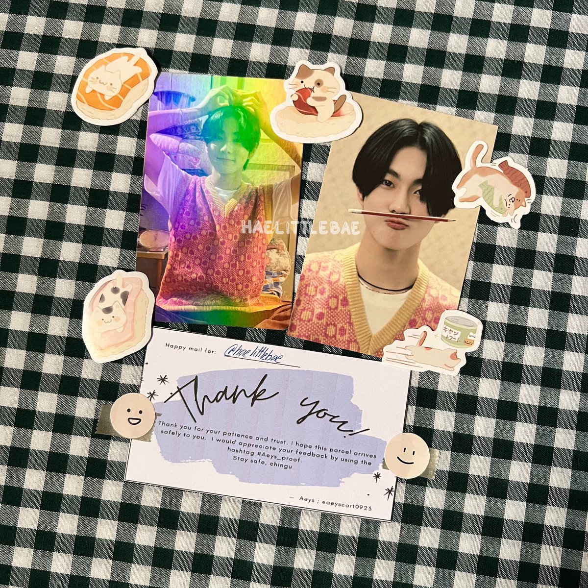 haelittlebae's tweet photo. #haebae_buys ; from @Aeyscart0923 🦩
hi aeys!! wonie arrived safely today 🤍 thank you so much for packing him safely & for the smooth transac hehe speed
#Aeys_proof https://t.co/Nxi7wrd56N
