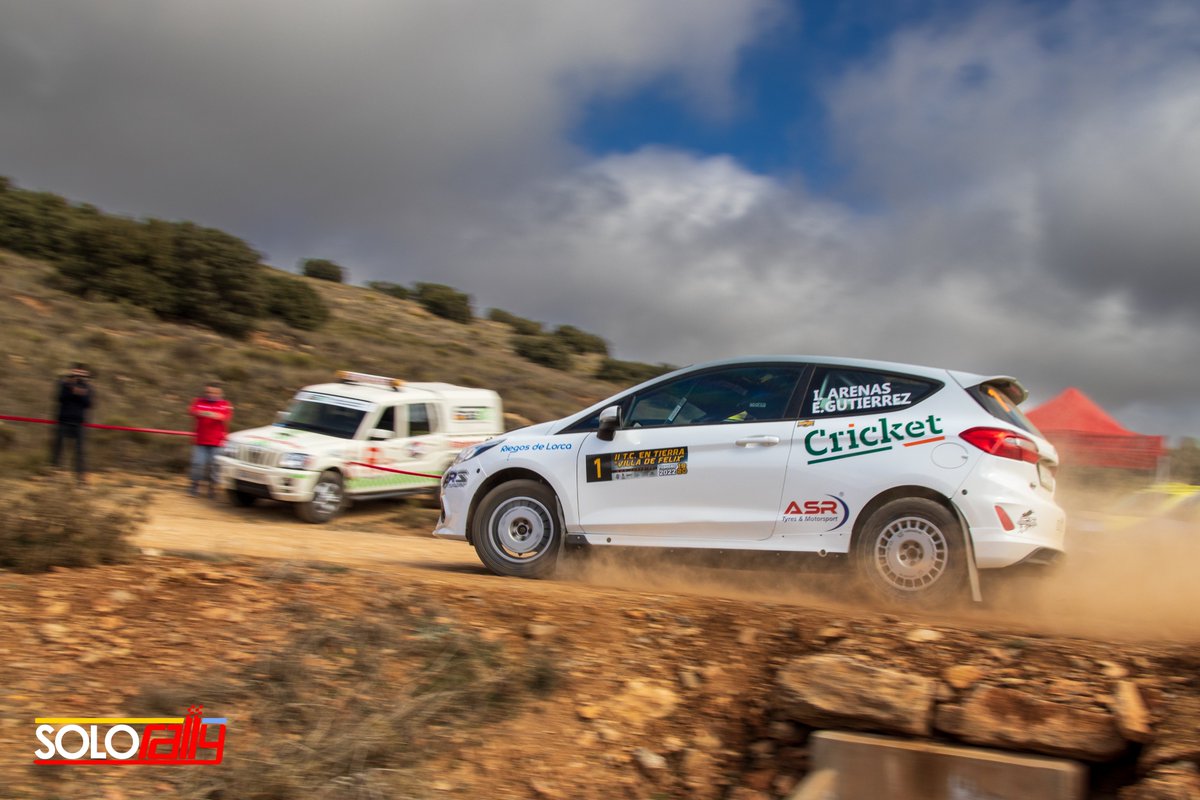 <a href="/IvanArenasPerez/">Iván Arenas Pérez</a> y Esther Gutierrez cerraron el podio en su estreno con el Ford Fiesta Rally4 ex Lauri Joona.