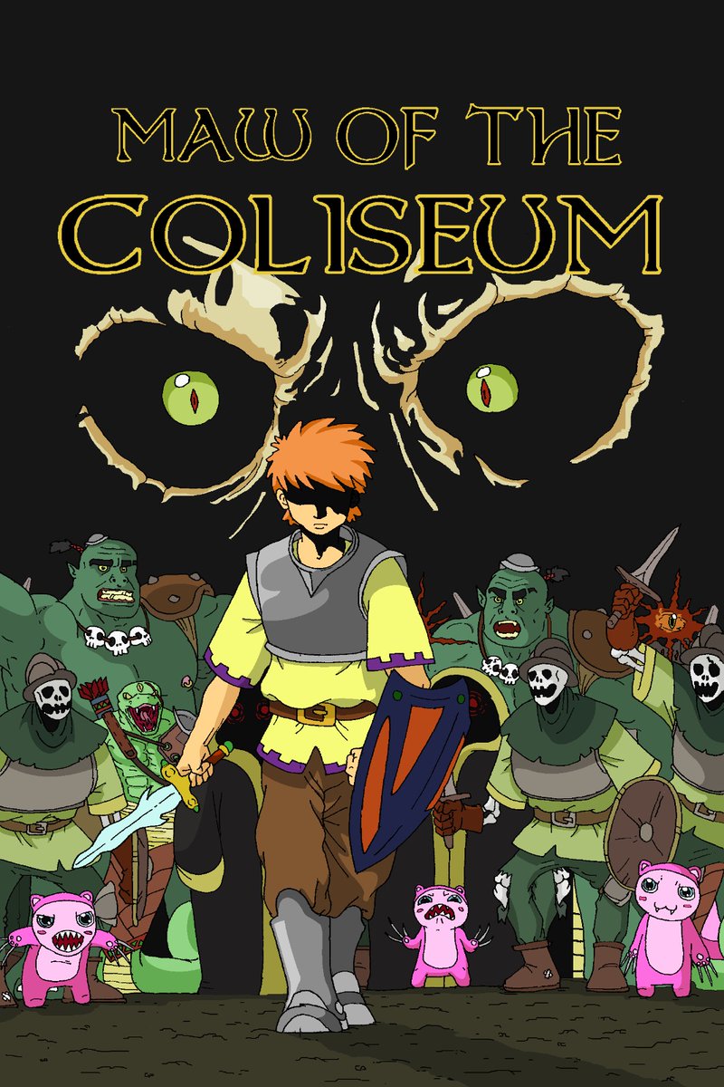 GamesKofi's tweet photo. Get ready to fight for your life in #MawOfTheColiseum

Check out this new bit of art from the game

 #UaGames #IndieDev #IndieGameDev https://t.co/gQq1Tefxjr