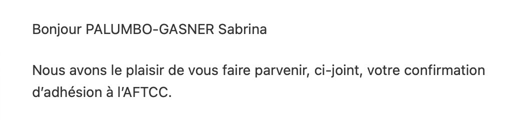 sabpalumbo's tweet photo. What ?!!
Merci @RichardCye et Jean-Christophe Seznec pour le double parrainage 🙏 💫
#membre #AFTCC https://t.co/HM06GxEWFk