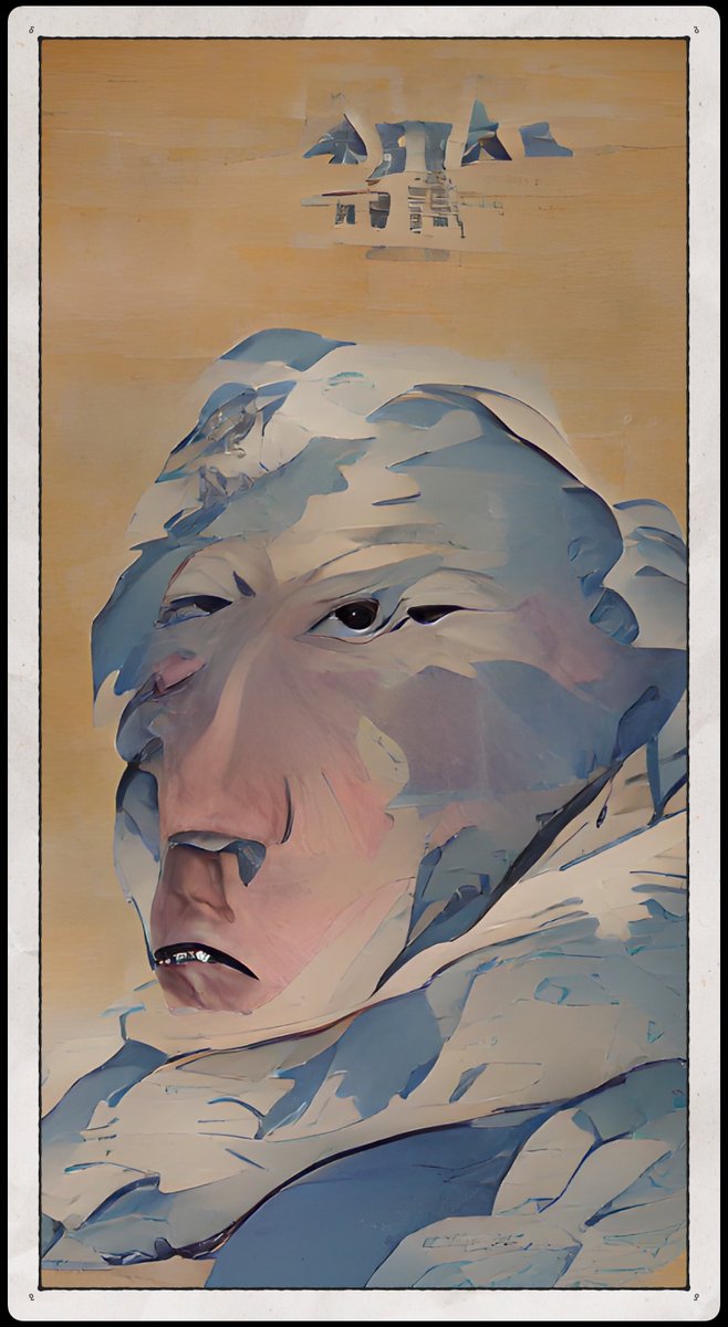 ArticPoor's tweet photo. "No, I am not a monkey. Fuck off."
**
The Past Face of NDCC #0154
- Male, 44/330
- Loop 1/3
- https://t.co/0CHtVa3R0H
**
@tezos @AkaswapCom
@nftartgroup @DropYourNFT
#NFT #NFTART #TPFD https://t.co/I2StjZg1Ek