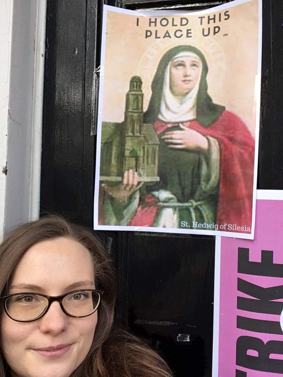 Solidarity with <a href="/UCL_UCU/">UCL-UCU Stop the Destruction of Higher Education</a> and especially <a href="/UCLPGTAs/">UCL PGTAs</a> members going on strike today! St Hedwig definitely supports you (since 2018). (And in seriousness, donations to the fighting fund can be made here: ucu.org.uk/fightingfund )