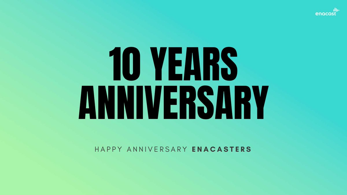 EnacastIntl's tweet photo. The recording of "Just a la Fusta" by @radiodesvern on February 21, 2012 marked the birth of EnaCast 10 years ago.

🎧 listen it here https://t.co/LfvyM206DD

Join us for the next 10 years, connect to EnaCast! https://t.co/SCbo2SgMZO
