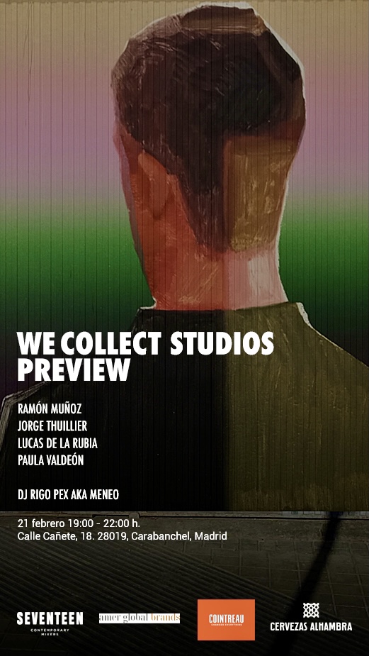 ¡HOY! Inauguramos WE COLLECT Studios en Carabanchel y queremos que nos acompañes a celebrarlo el próximo lunes, 21 de febrero, de 19 a 22 h. (C/ Cañete, 18. 28019, Madrid)