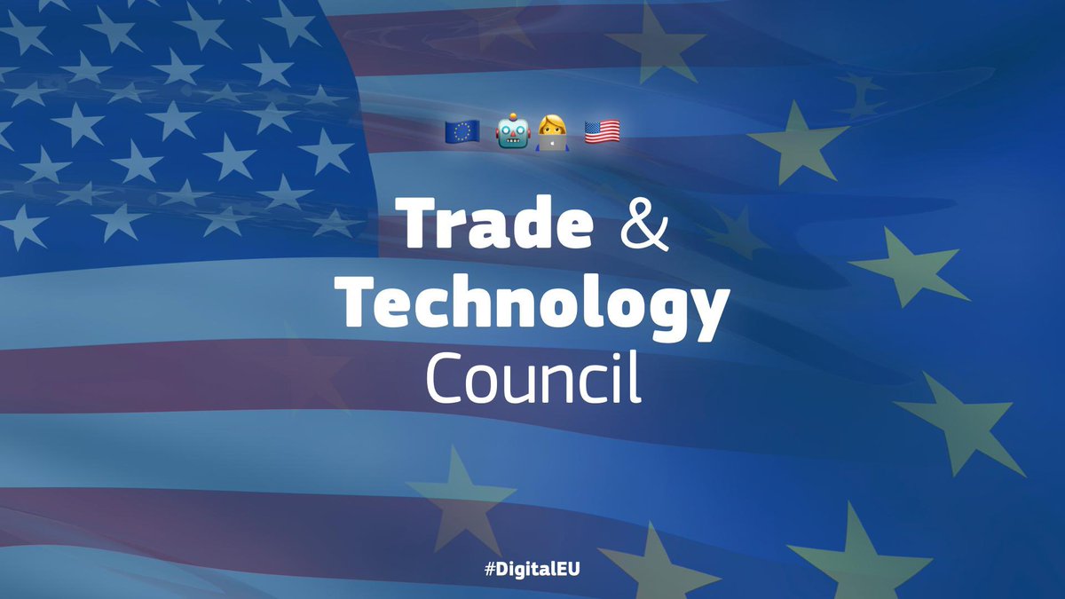 VDombrovskis's tweet photo. 🇪🇺🇺🇸 The next EU-US Trade &amp; Technology Council meeting will take place on May 15-16 in France. #TTC

This vital joint forum is crucial for providing global leadership across a range of key issues.

We look forward to getting to work with @SecBlinken, @SecRaimondo @AmbassadorTai. https://t.co/XS6XZ0i0GL