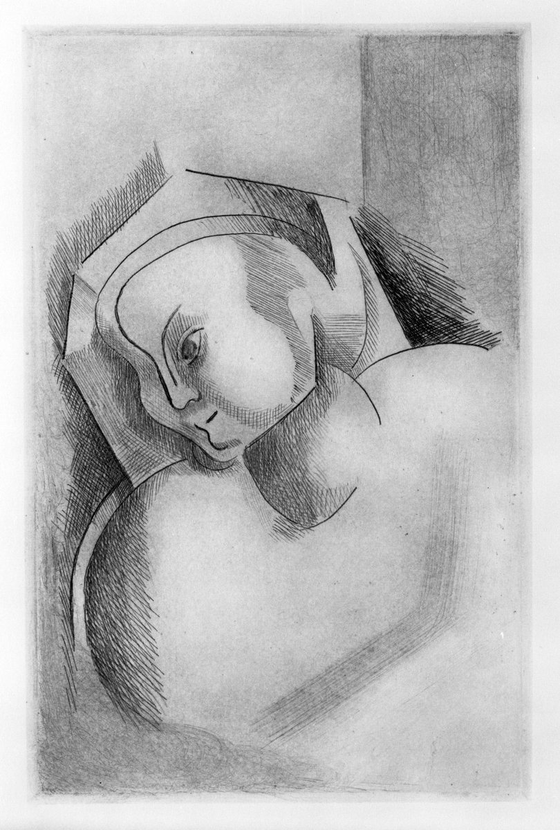 Alexander Archipenko, Angelica Archipenko, 1922 brooklynmuseum.org/opencollection… #alexanderarchipenko #brooklynmuseum