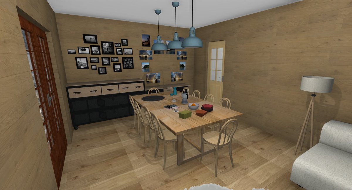 EXPERT DESIGN 📐- This week, let's go skiing with this small chalet that offers a beautiful view of the slopes. Its contemporary decor that keeps the codes of the chalet is perfect for the vacations, isn't it?