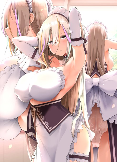 服の奥に神が宿るメイド姉さん 