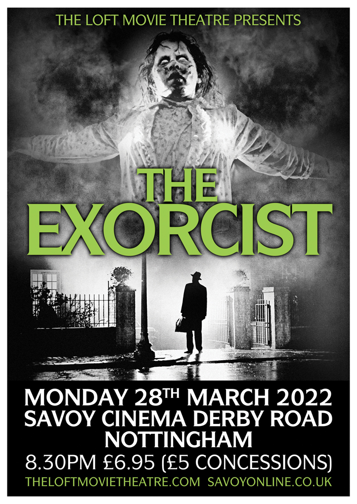 Very excited about these two upcoming Loft Movie Theatre screenings at <a href="/savoycinemasuk/">Savoy Cinemas UK</a> Nottingham!...
Monday 28th Feb - FIGHT CLUB
savoyonline.co.uk/SavoyNottingha…
Monday 28th March - THE EXORCIST
savoyonline.co.uk/SavoyNottingha…