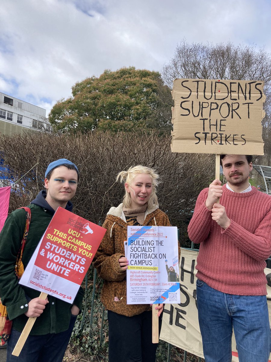 Solidarity with <a href="/BrightonUCU/">Brighton UCU</a> strikers and students <a href="/socialistudents/">Socialist Students</a> fighting education cuts. United for equal pay, secure jobs, a 35hour week, a pay rise for all and free education to end student debt  Make 1% Pay #UCUStrikes #OneOfUsAllOfUs