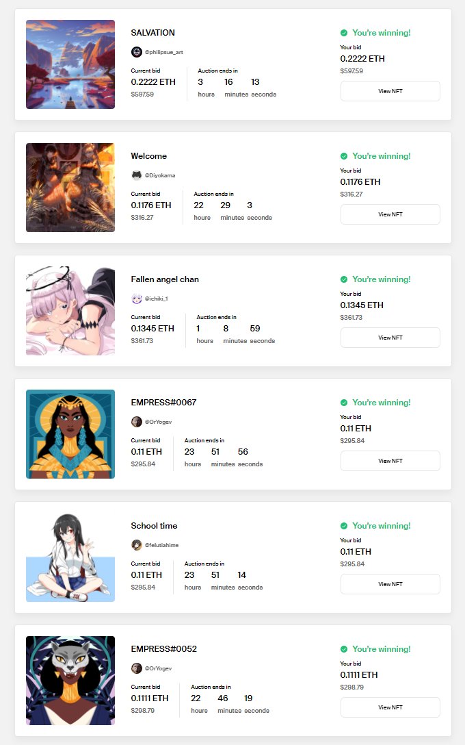 Alright, bidding on 1/1 #NFTs on @withFND! LFG!🔥