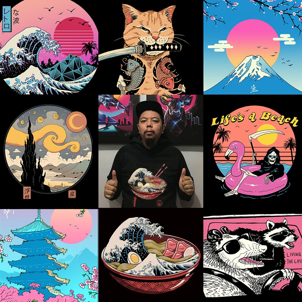 Meet the Artist - Vincent Trinidad 🗾😸🌄🌊🍜

This month we catch up with Vincent Trinidad, the artist behind some iconic pop-culture mashups.

Read the full interview on our website:

athenaart.com/blogs/inspirat…

#vincenttrinidad #vaporwave #80snostalgia #japan #fuji #greatwave