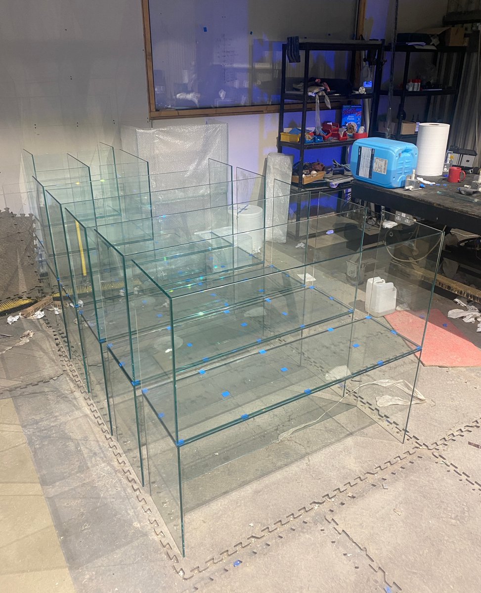 UV bonded display cases ready to be wrapped and delivered for the next Ernest Jones Jewellery store

#uvbonding #uvbonded #uvbondedglass #display #glass #toughenedglass