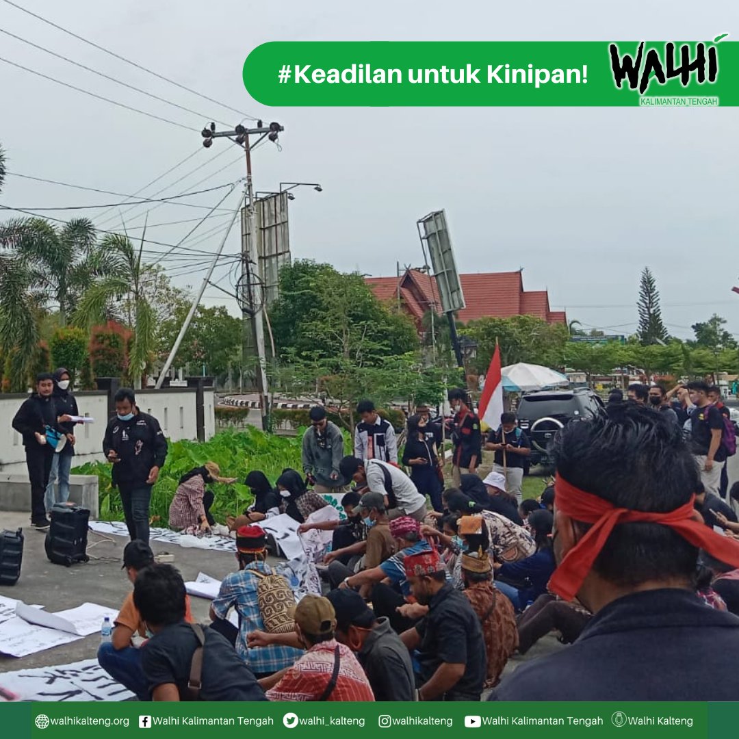 walhi_kalteng's tweet photo. Aksi Gerakan Solidaritas untuk Kinipan mengiringi Sidang Keempat dengan Agenda Putusan Sela Perkara Kades Kinipan 💪

#SAVEKinipan #KeadilanuntukKinipan #SelamatkanHutanKinipan #BebaskanKadesKinipan #HentikanPTSMLBabatHutanKinipan #WalhiKalteng #KaltengTolakDeforestasi https://t.co/krguRxwmqT