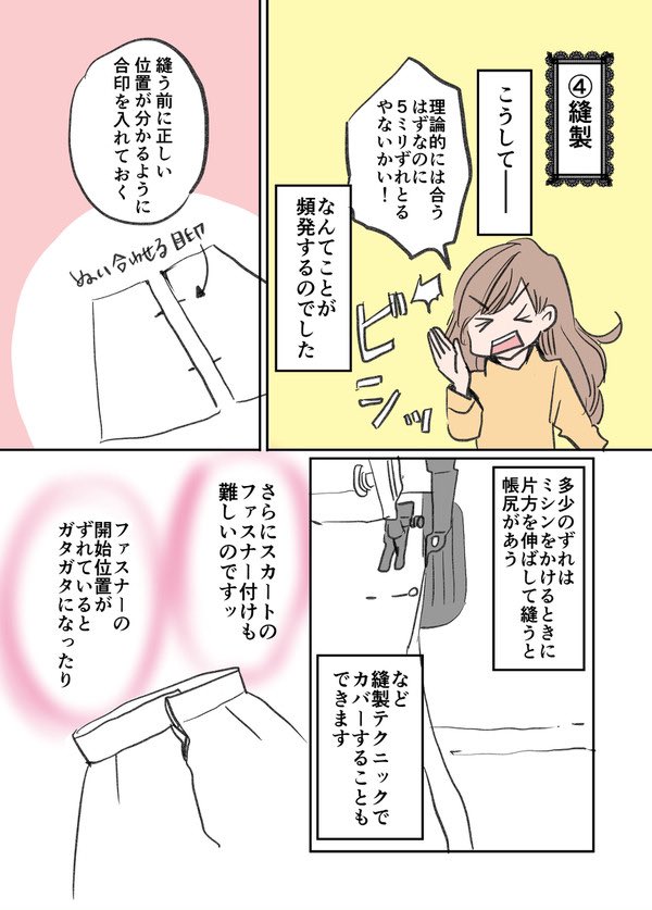 スカート制作の裏側 2/3

#漫画が読めるハッシュタグ
#エッセイ漫画 #コミックエッセイ 