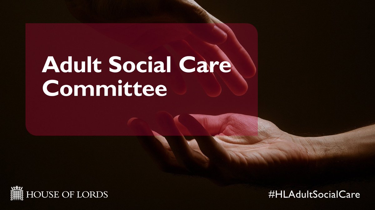 House of Lords Adult Social Care Committee tweet media