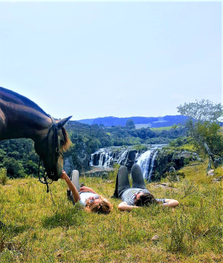 Looks like our clients on our Canyons and Waterfalls ride in Brazil are having a tough time! 😂