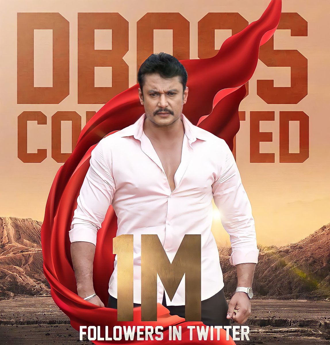 Darshan Trends™ (@dbosstrends) on Twitter photo It's Humongous 1 MILLION Followers For BOSS in Twitter🔥🕺
#1MillionFollowersForDBoss
#Kranti | #D56 | #DBoss | <a href="/dasadarshan/">Darshan Thoogudeepa</a> It's Humongous 1 MILLION Followers For BOSS in Twitter🔥🕺
#1MillionFollowersForDBoss
#Kranti | #D56 | #DBoss | <a href="/dasadarshan/">Darshan Thoogudeepa</a>