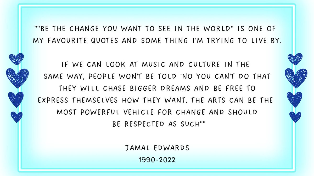 budding_hailey's tweet photo. Beautiful words from a beautiful soul, Jamal Edwards fly high 😞 https://t.co/WvxSoYSERc