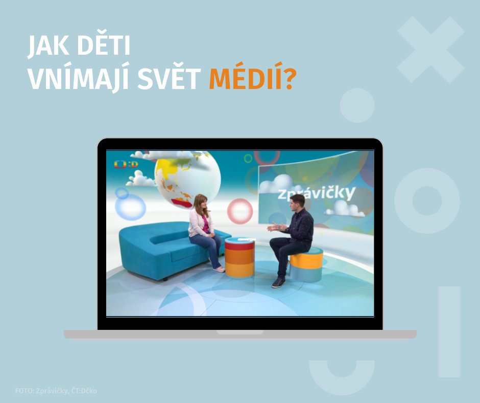 TACR_cz's tweet photo. Projekt #TACR z #programETA se dostal až do Zpráviček ČT Déčko. Jedna z jeho řešitelek Alice Němcová Tejkalová z @FSV_UK vyprávěla např. o tom, jak do výzkumu zapojili děti, které navrhly, jak má vypadat ideální médium. Více ➡️https://t.co/AzChs7nBjC #podporenoTACR https://t.co/sz39AXSsPr