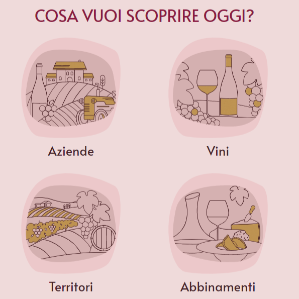 Bianco, rosa, rosso... Troviamo insieme la tua prossima bottiglia preferita.

Sulla nostra piattaforma puoi filtrare per aziende, vini e territori e partire per il tuo prossimo viaggio, digitale o su strada che sia, l'unica mappa che ti serve è Vinetia.it