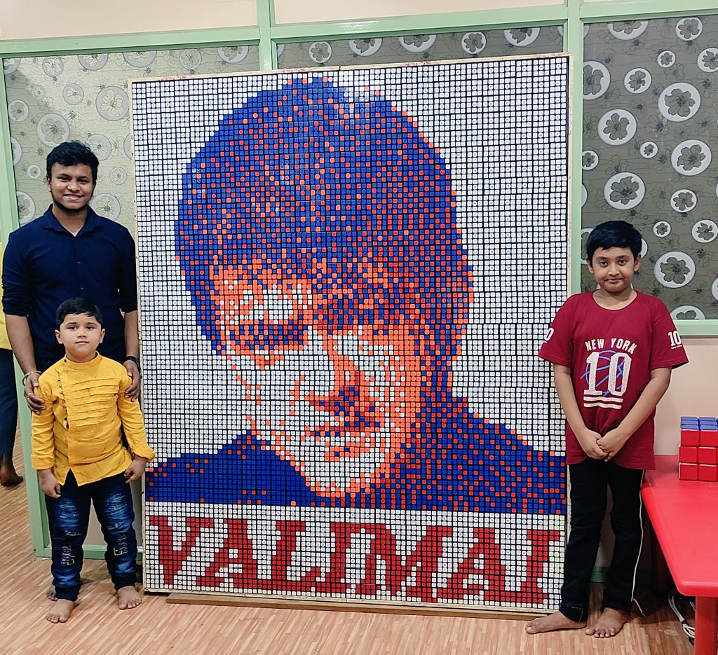 AnandR1998's tweet photo. World Biggest Rubik's Cube mosaic of #ThalaAjith
#Valimai 
#Valimai3DaysToGo 
#ValimaiPromo #ValimaiThePower #ValimaiFDFS #ValimaiFromFeb24
#AjithKumar #HVinoth @thisisysr @BayViewProjOffl @tn_ajith @AjithUKFans @ThalaFansClub @CThalaajithfc @thalaajithvlp @CubeTamilnadu @SunTV https://t.co/SEf1t6U0iq