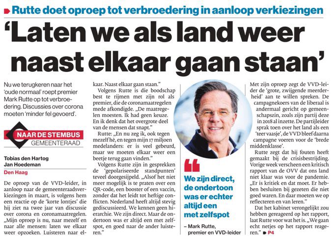LangenDe's tweet photo. #Rutte Hoe de macht van de pen van communicatie een ander beeld weergeeft dan de werkelijkheid. Woorden zijn pas woorden als de daden overeenkomen anders is het een geschreven leugen. @VVD https://t.co/aYFniyQS4N