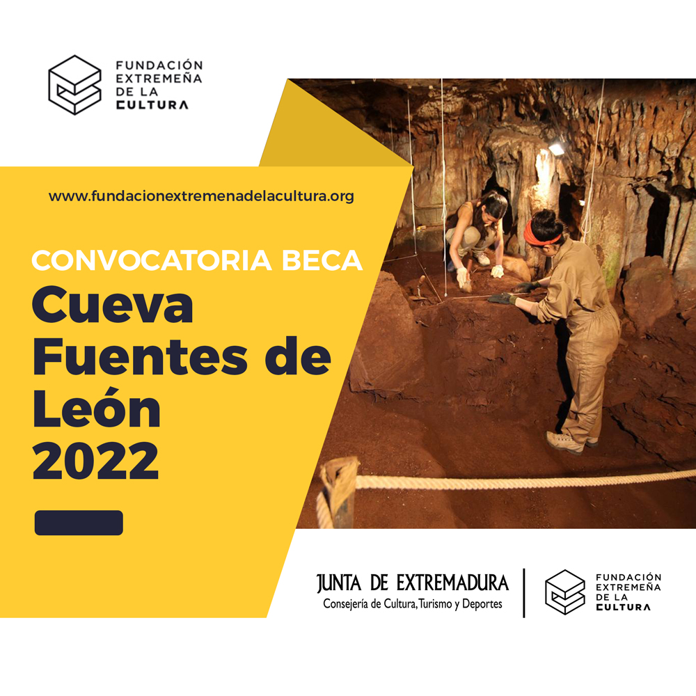 Convocatoria para la Beca 'Cuevas Fuentes de León 2022' Toda la información en: fundacionextremenadelacultura.org/becas-2/