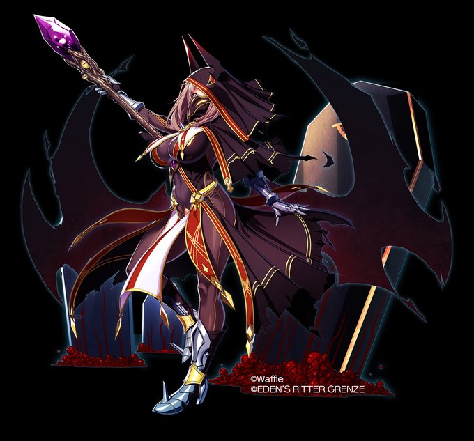エデンズリッターグレンツェ(@EdensGrenze)にて2/18よりピックアップ召喚が開始された異端審問官の「リッター・アラストル」のデザインと原画を担当しました～(n`∀`)ηどうぞよろしくです～♡
【エデンズリッターグレンツェ】https://t.co/fHQ6dTfboi
#エデンズリッターグレンツェ #グレンツェ 