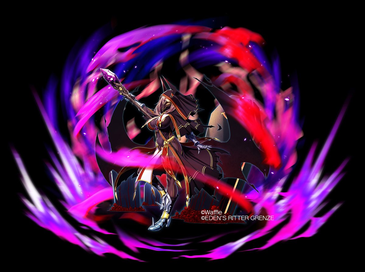 エデンズリッターグレンツェ(@EdensGrenze)にて2/18よりピックアップ召喚が開始された異端審問官の「リッター・アラストル」のデザインと原画を担当しました～(n`∀`)ηどうぞよろしくです～♡
【エデンズリッターグレンツェ】https://t.co/fHQ6dTfboi
#エデンズリッターグレンツェ #グレンツェ 