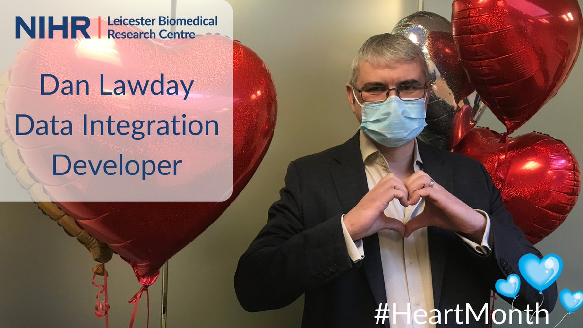 For #HeartMonth we’re highlighting members of our cardiovascular research teams. Dan Lawday is a clinical data integration developer. “I enable researchers to interact with databases to turn large volumes of data into knowledge and therefore improve care for patients.”