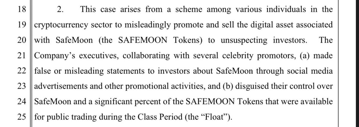 zachxbt's tweet photo. Nice a class action lawsuit was filed against Jake Paul, Soulja Boy, Lil Yachty, &amp; others for deceptively promoting SafeMoon.

Am curious if we will see that with other celeb/influencer meme coin scams (like YUMMY).

https://t.co/SJJMLEjYv8 https://t.co/vbfQiVo4tG