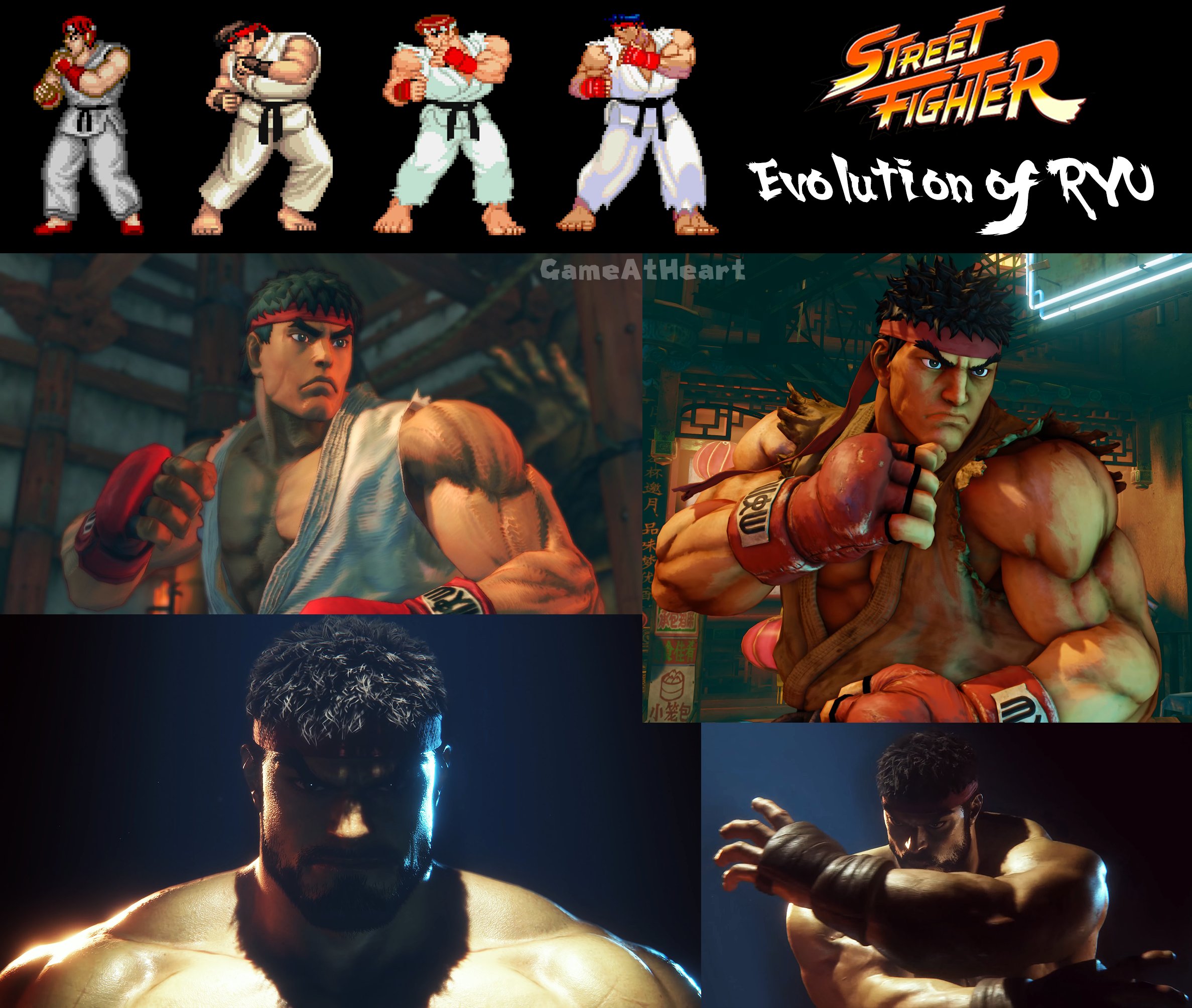 RYU evolution Street Fighter - Street Fighter 6 